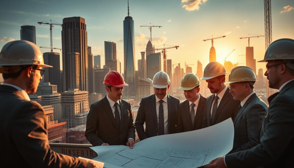 Bauunternehmer oder Architekten finden