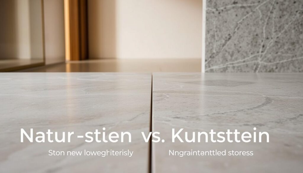 Naturstein versus Kunststein