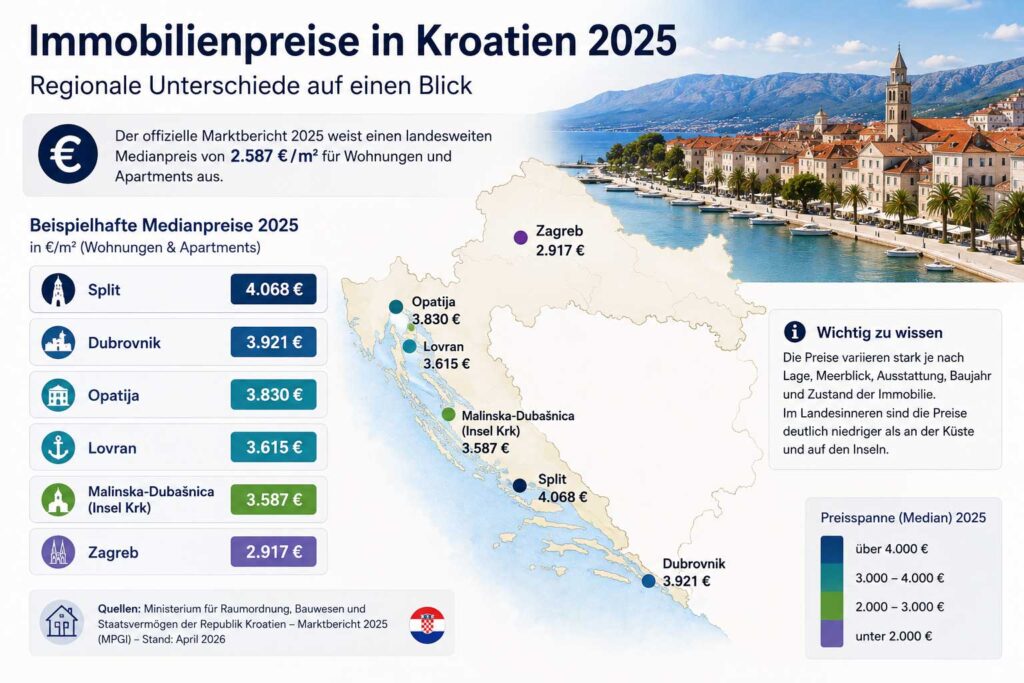 Immobilienpreise-in-Kroatien