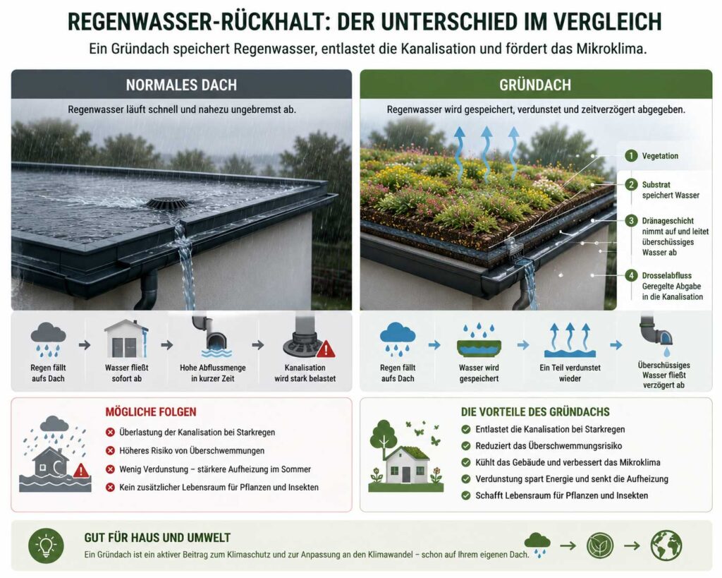 regenwasser-rueckhalt-gruendach-vs-normaldach