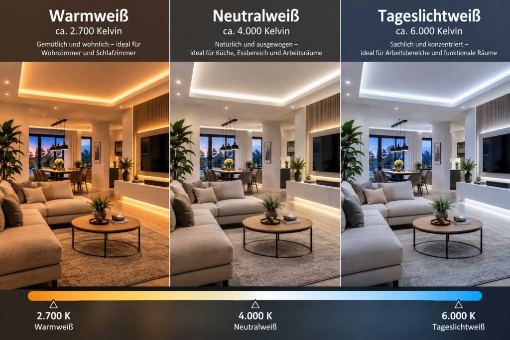 Farbtemperaturen-im-modernen-Wohnzimmer