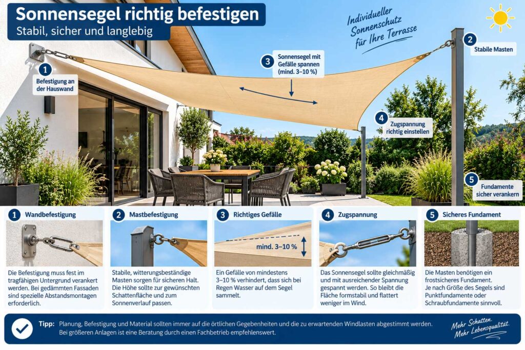 Sonnensegel-richtig-befestigen